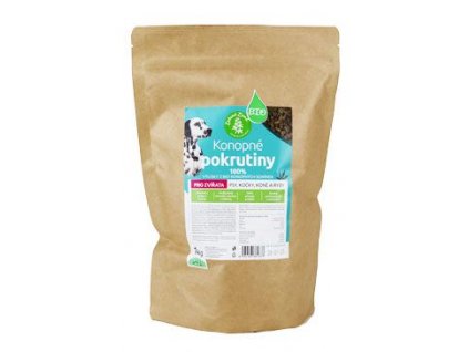 Konopné pokrutiny ve formě výlisků/plátků BIO 1kg