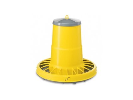 compacta automat krmici zavesny pro drubez plast nastavitelny s mrizkou 12 l