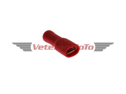 Konektor samice izolovaný 5mm (0,25-1,5kabel)