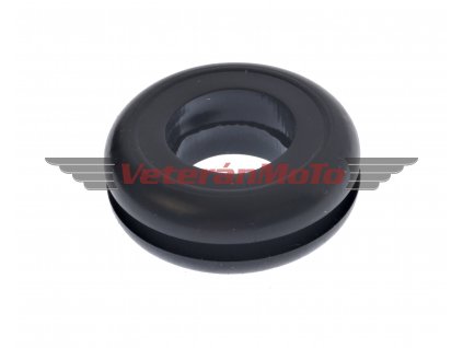 Průchodka kabelů přední masky/krytu paraboly d=14mm, výška=11mm JAWA, PÉRÁK, KÝVAČKA, PANELKA, ČZ