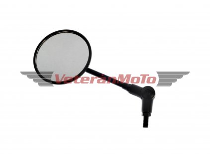 Zrcátko na řídítka s kloubem kulaté LEVÉ M10 - plastové