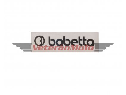Nálepka / samolepka BABETTA černá 135x25mm