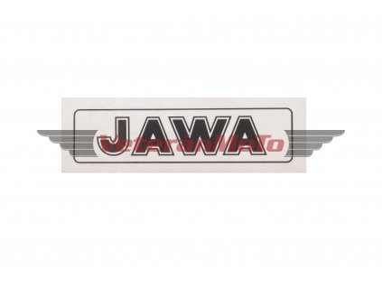 Nálepka / samolepka JAWA černá 140x35mm