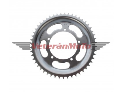 Rozeta s počtem 51 zubů pro slovenská litá kola u motocyklů BABETTA 210, 225