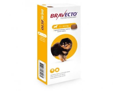 Bravecto Dog XS 112,5 mg - žuvacie tablety