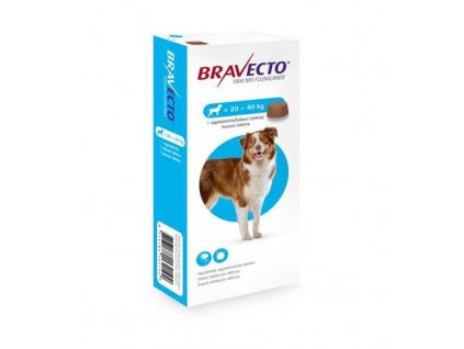 Bravecto Dog L 1000 mg - žuvacie tablety