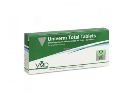 UNIVERM TOTAL - tablety pre psov 2 x 10 tbl.