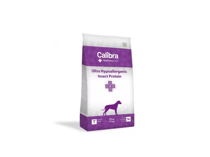 calibra vd dog ultra hypoallergenic insect 12 kg