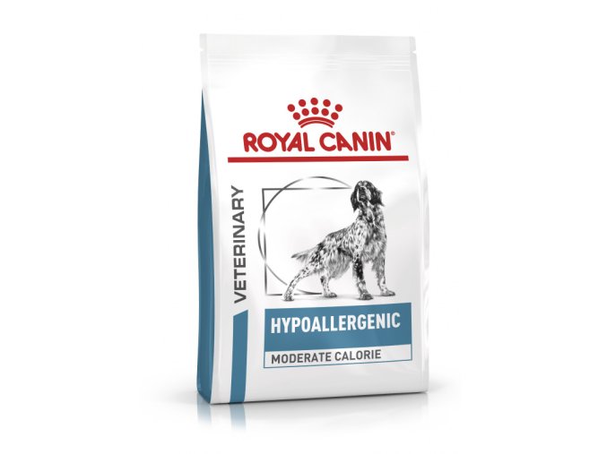 veterinary health nutrition dog hypoallergenic moderate calorie 9