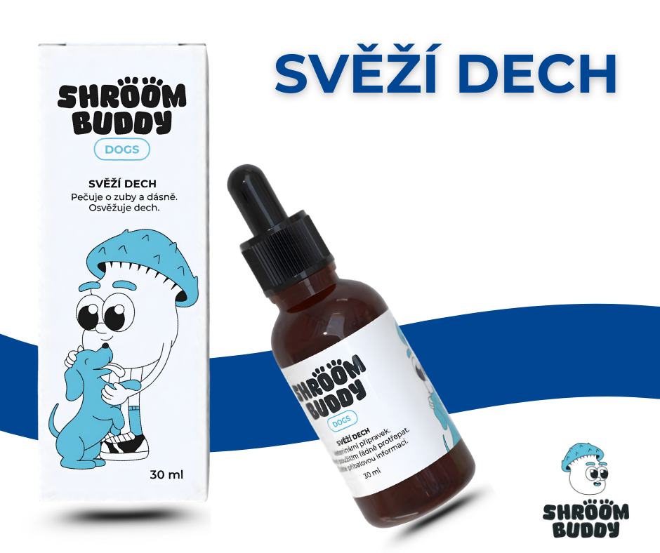 Dech čerstvější než ranní vánek s kapkami od ShroomBuddy.