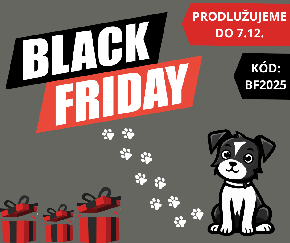 Prodlužujeme akci Black Friday do 7.12.2025!