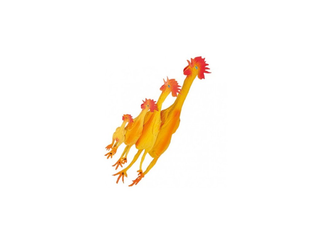 Latexové pískací kuře S 25 cm
