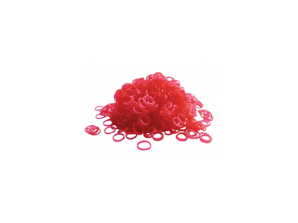 Show Tech růžové gumičky - 1000 ks