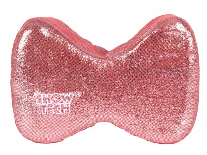 Polštář pro psy na podporu hlavy při práci na topknotech Show Tech GLITZY - červená (Velikost S (15,5 x 10 cm))
