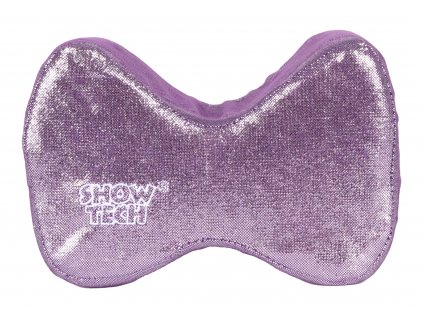 Polštář pro psy na podporu hlavy při práci na topknotech Show Tech GLITZY - fialová (Velikost S (15,5 x 10 cm))