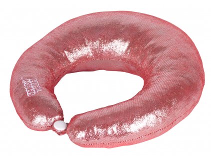 Polštář pro psy na podporu hlavy Show Tech COMFY GLITZY - červená (Barva červená, Velikost S (27 x 21,5 x 7 cm))