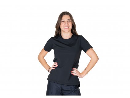 Triko nechytající chlupy TIKIMA CAPRERA unisex černé (Barva černá, Velikost S)