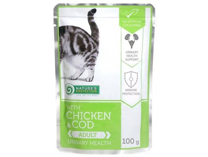Kapsička pro kočky Nature's Protection Urinary Health 100g