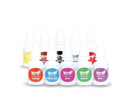 Náhradní barva pro přístroj Airbrush Yuup (Barva růžová, Objem 20 ml)