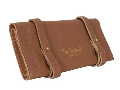 23TSE030 1 the sentinel leather pouch cognac