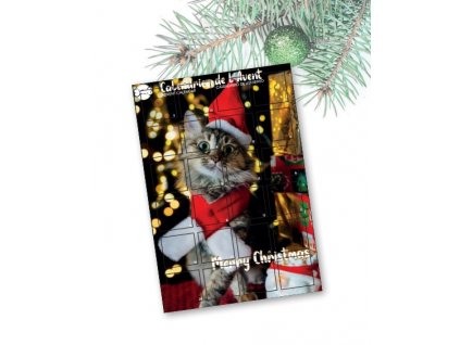 Vánoční kalendář pro kočky - sušenky 96 g