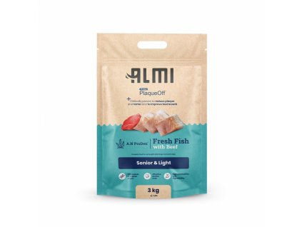 Granule pro psy ALMI Senior & Light (Velikost 3 kg)
