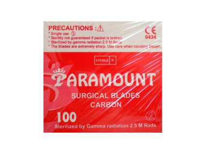 Čepelka skalpelová Paramount - 100 ks (Provedeni Paramount 10)