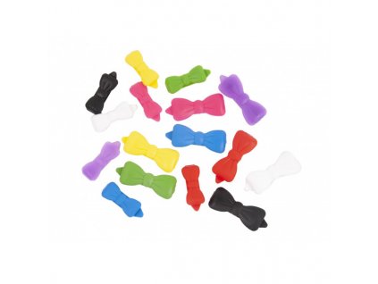 Plastová mašlička Show Tech 3,5 cm (Barva bílá)