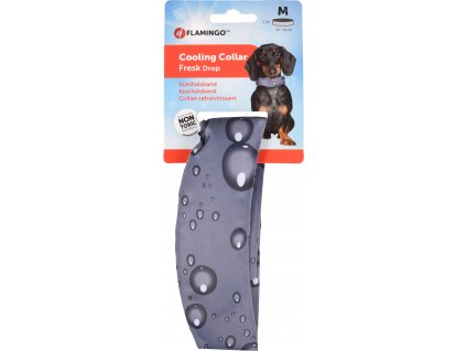 COOLING COLLAR FRESK DROP GREY M 28 36CM 2204202109214078374