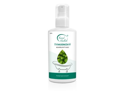 Karel Hadek Koupelový olej TYMIÁNOVÝ pro mastnou pokožku (Objem 100 ml)