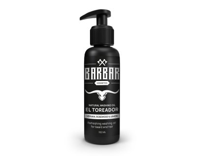BARBAR Mycí olej na vousy a vlasy EL TOREADOR (Objem 100 ml)