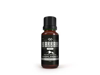 BARBAR Regenerační olej na vousy HIGHLANDER (Objem 10 ml)