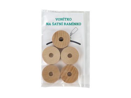 Karel Hadek DŘEVĚNÝ KROUŽEK (Provedeni 5 ks - 40x10 mm)