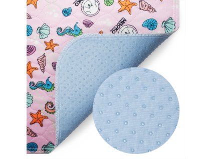 Absorpční pratelná podložka pro psy MISOKO - potisk mořský koník (Velikost 40 x 50 cm)