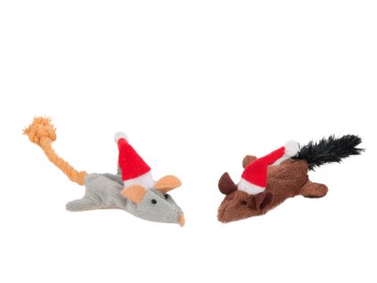 Vanocni hracka pro kocky latkova MYS 2ks 3110201609454362456