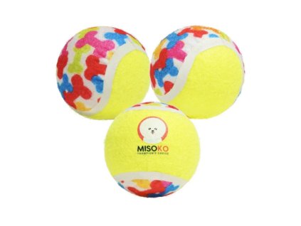 ANHMSK701262 1 hracka pro psy misoko kosti se zvukem 6 ks 42 cm zlute