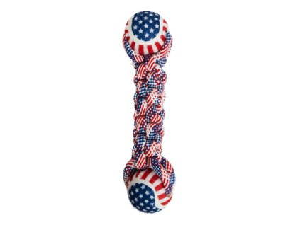 ANHMSK70147 1 hracka pro psy misoko mice s lanem modro cervene