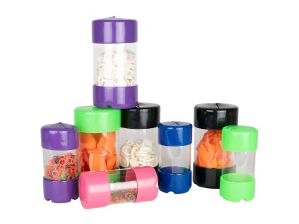 85STE010 1 box na gumicky a trimovaci prsty show tech 5 x 10 cm ruzovy