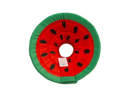 Ochranný textilní límec pro psy MISOKO vel. L 32-35 cm - vodní meloun