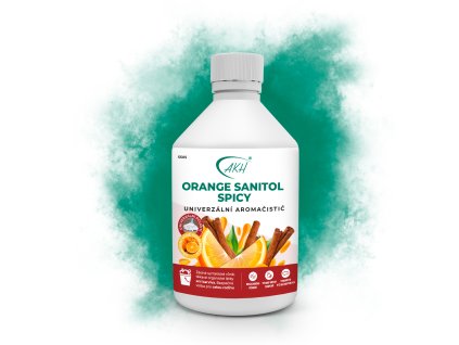 Univerzální aroma čistič ORANGE SANITOL SPICY (Objem 500 ml)