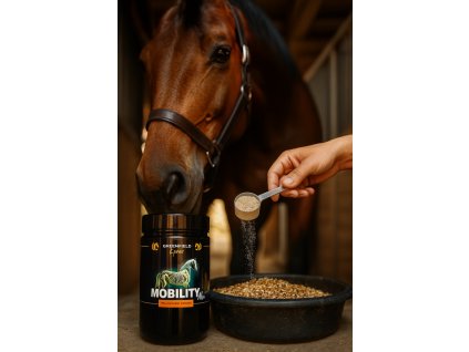 Komplexní výživa kloubů a pohyblivosti pro koně Arthri Mobility Max (Velikost Balení, 1 kg, Jablko)