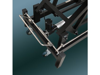 12GRX059 5 elektricky stul groom x jumbo plus salon table l1345 x w65 x h54 1075 cm (pouzity na soutezi groomania) + vcetne pridavne rampy na svetla 12grx025