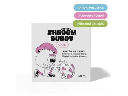 1040BARD 1 shroom buddy cats balzam na tlapky 50 ml