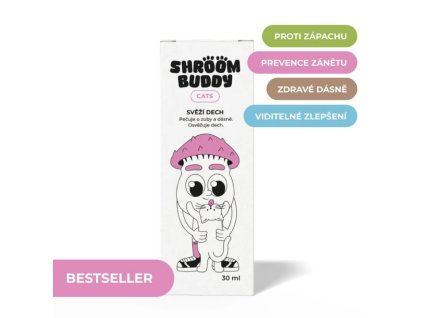1042BARD 1 shroom buddy cats svezi dech 30 ml