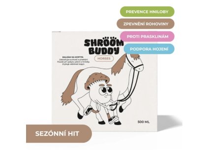 1046BARD 1 shroom buddy horses balzam na kopyta 500 ml