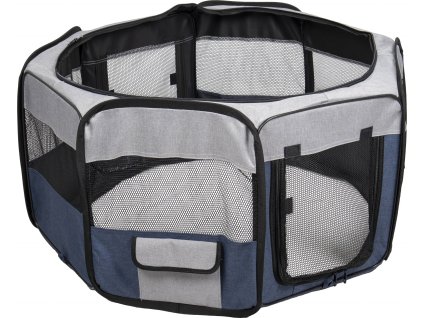 Flamingo Ohradka pro psy FLAVIO seda modra 116x116x48cm 0303202113411081732