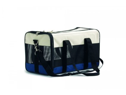 BZ NYL PORTABLE TRAVEL CARRIER CRM BLUE 2502202113523724638