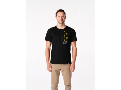 DIVIŠ Pánské tričko AGEN černé XL