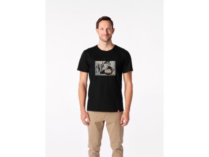 FILLA Pánské tričko AGEN černé XXL