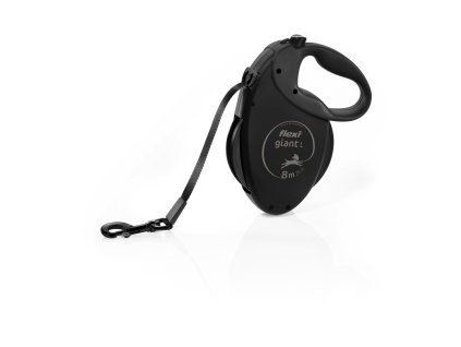 FLEXI Voditko Giant Plus L pasek 8m cerne 2307202508235147673